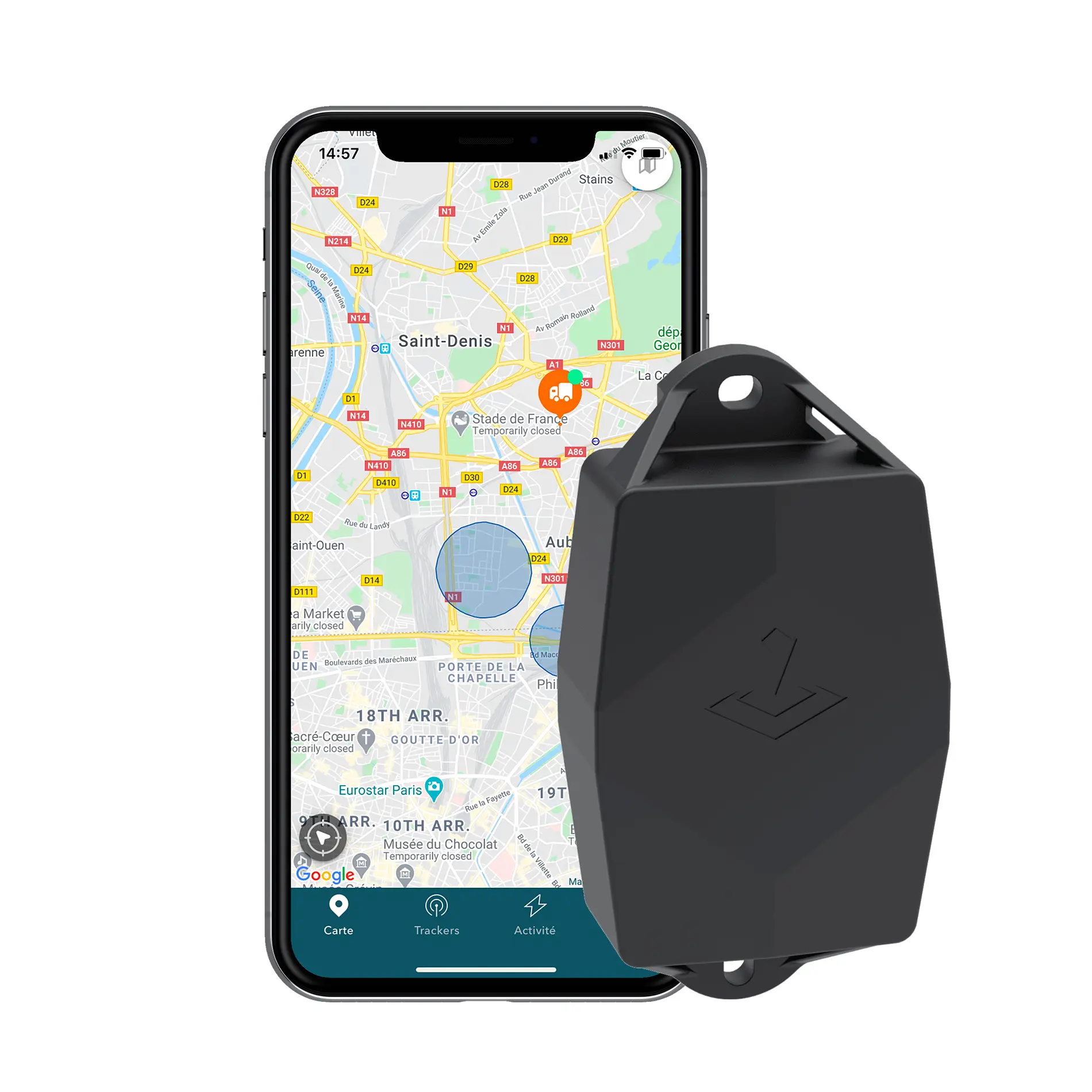 Traceur GPS Maxi (batteries et abonnement 1 an inclus) - TRAKmy