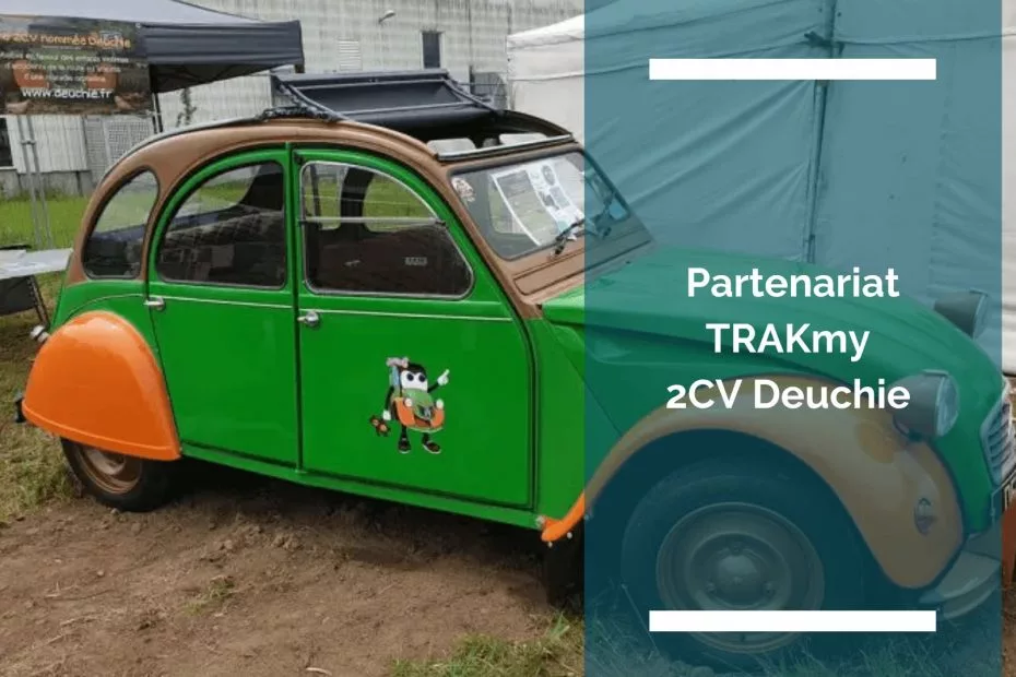 Visuel de l'article : partenariat TRAKmy 2cv Deuchie