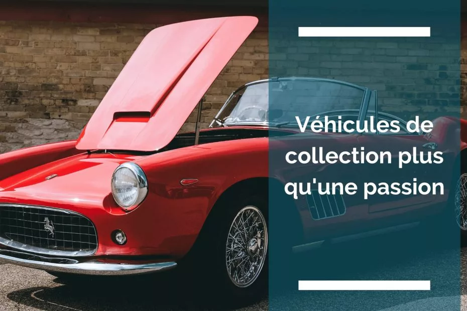 photo d'une voiture de collection de marque Ferrari rouge