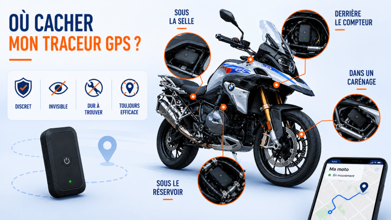 Où cacher son traceur GPS ? Guide par véhicule