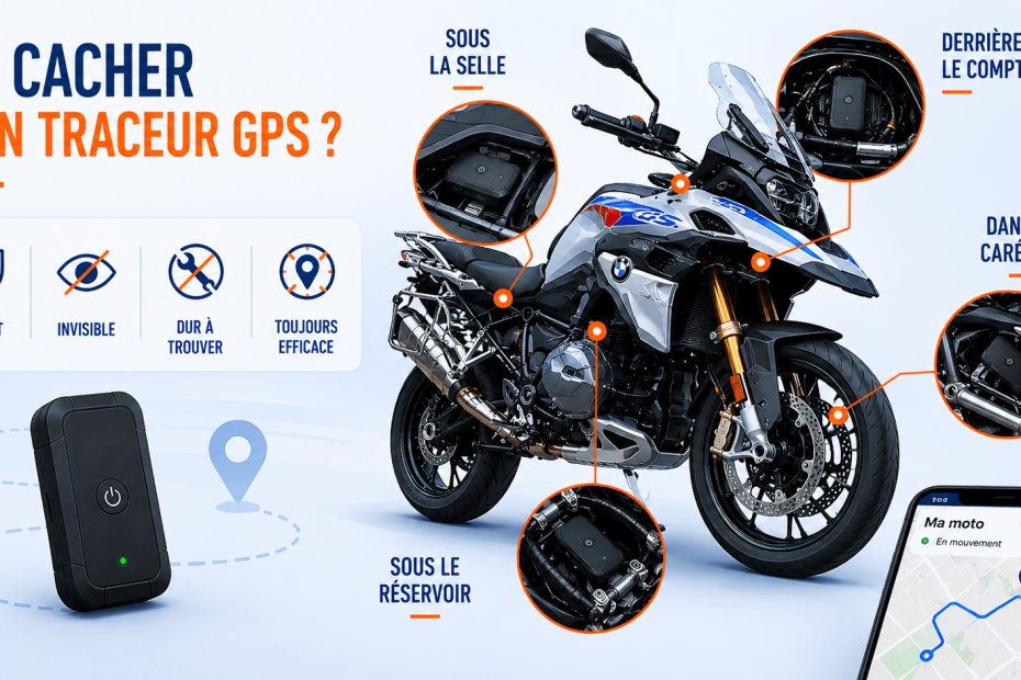 Où cacher mon traceur GPS ?