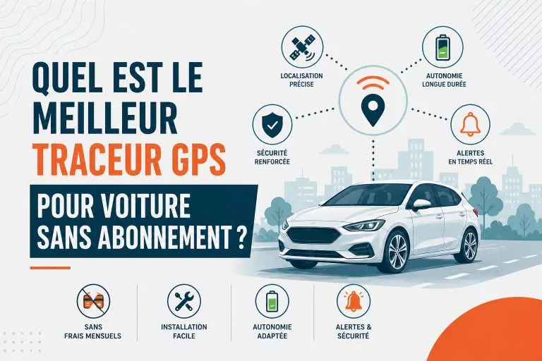 Meilleur traceur GPS voiture sans abonnement 2026