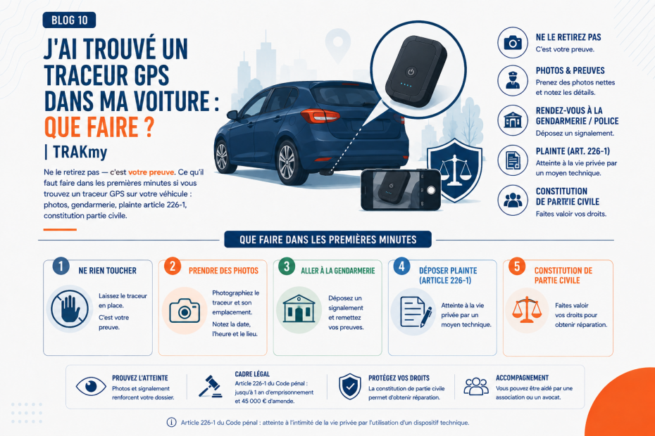 Que faire si vous trouvez un traceur GPS ?