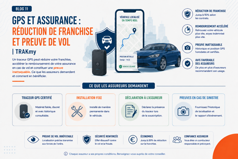 GPS et assurance : réduction de franchise