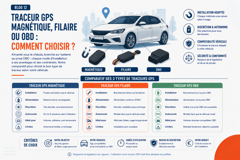 Guide comparatif des traceurs GPS