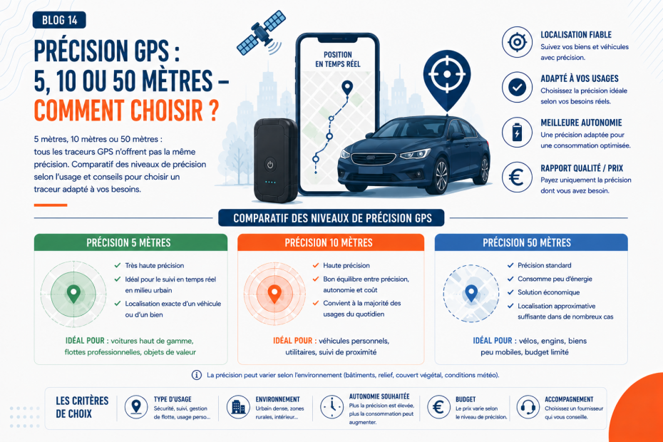 Précision GPS : Choisir le bon niveau