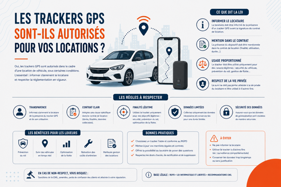 Les trackers GPS pour les locations voitures