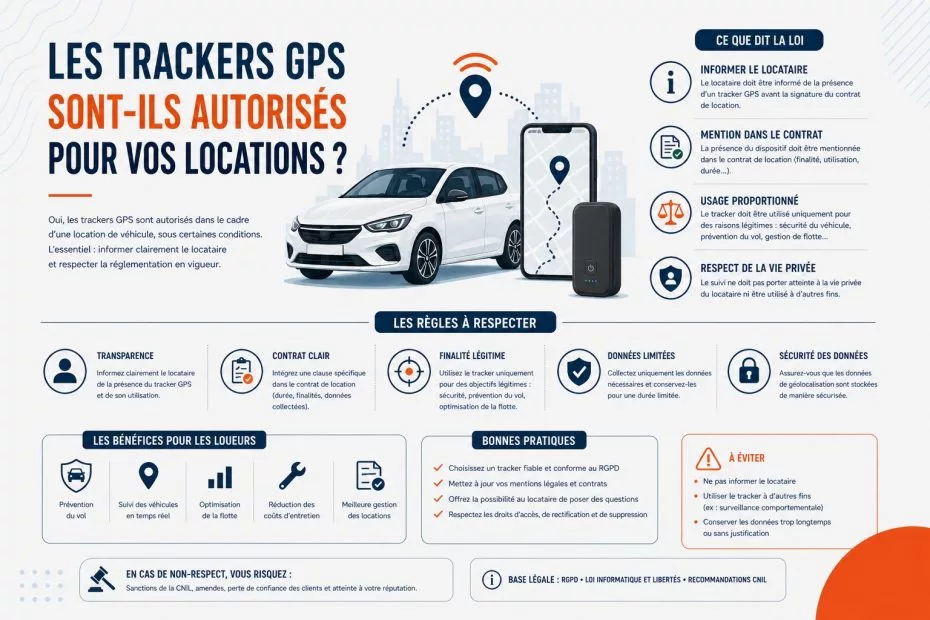 Les trackers GPS pour les locations voitures