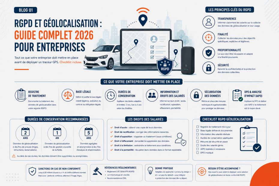 Guide complet RGPD et géolocalisation 2026