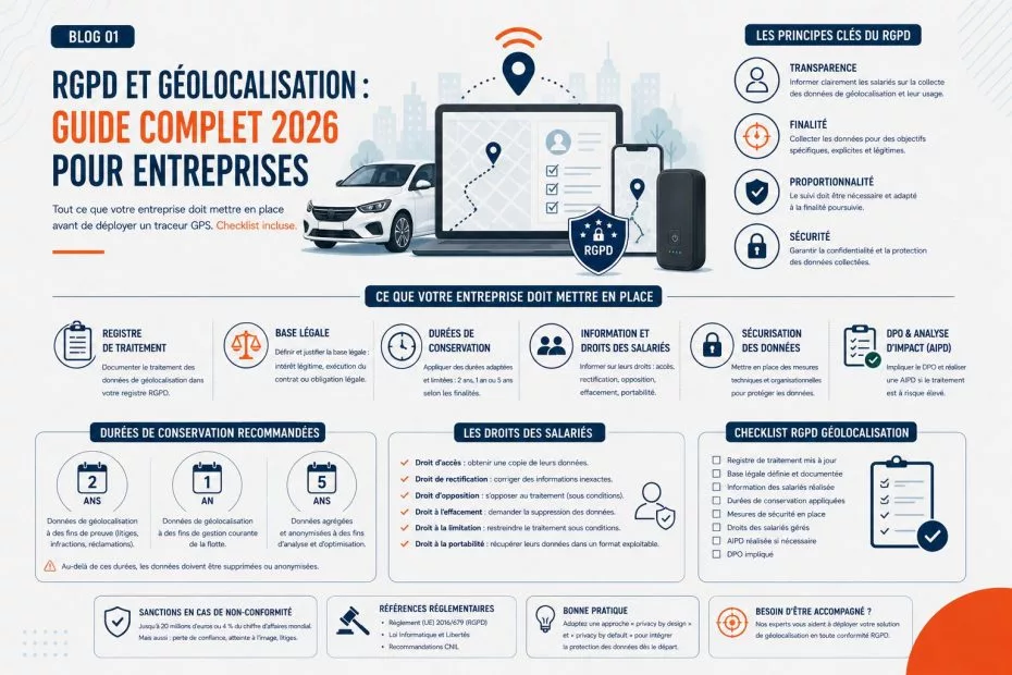 Guide complet RGPD et géolocalisation 2026