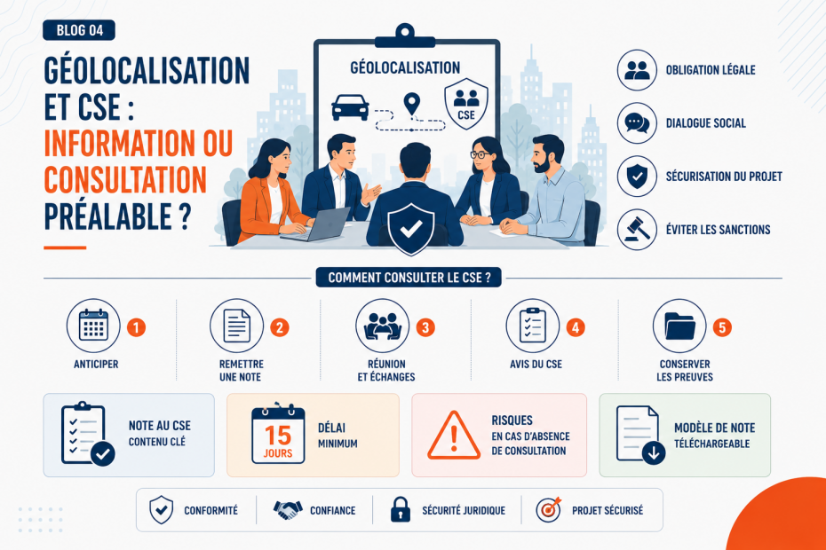 Géolocalisation et consultation CSE expliquées