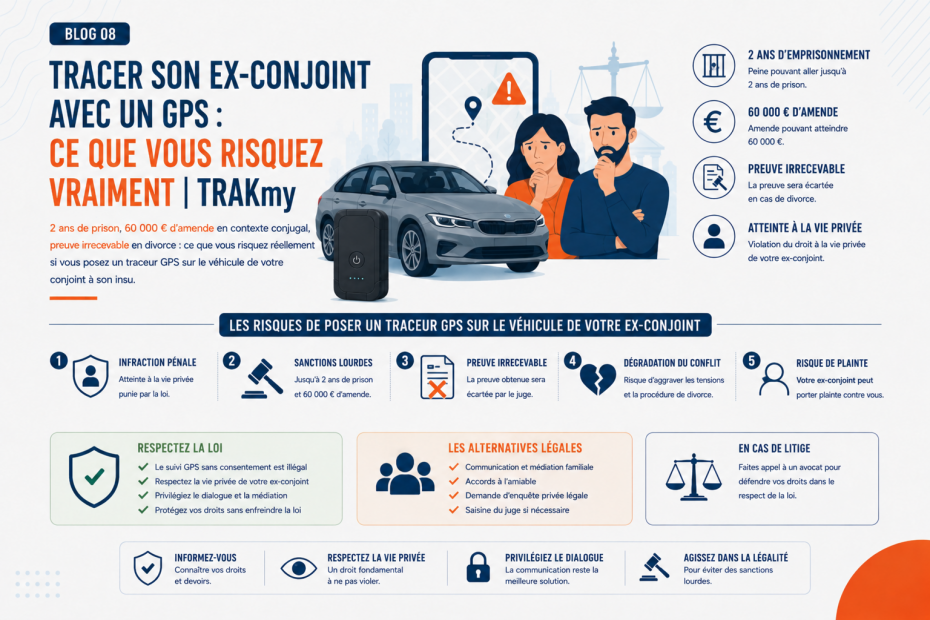 Risques légaux d'un traceur GPS