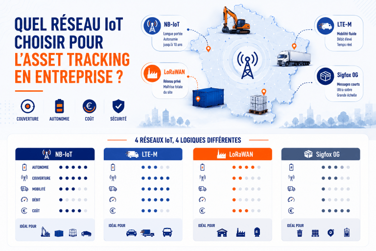 Quel réseau IoT pour l’asset tracking ?