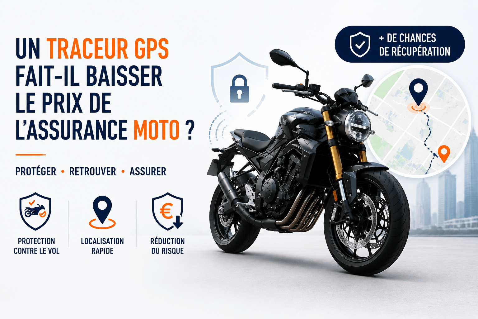 Un traceur GPS pour votre moto TRAKmy