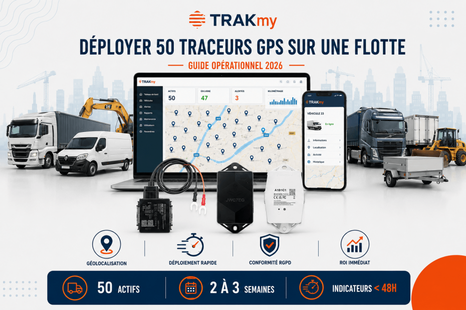 Gestion de flotte avec TRAKmy
