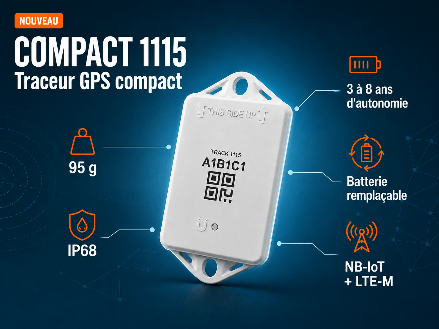 traceur GPS compact 1115