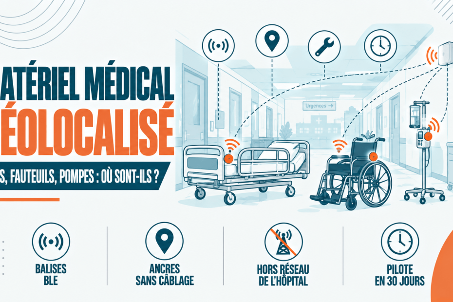 Géolocalisation matériel médical à l'hôpital : le guide BLE