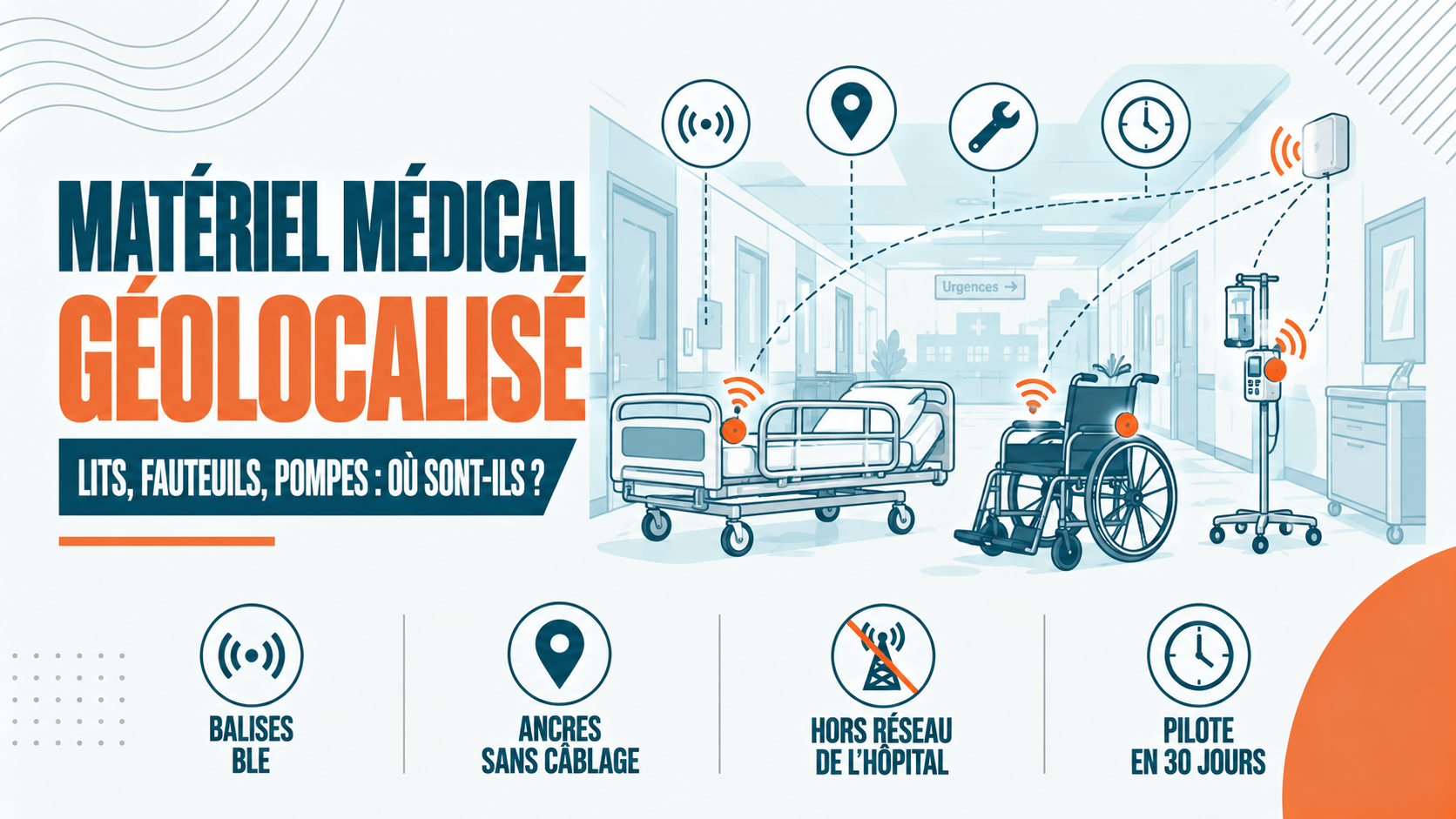 Géolocalisation matériel médical à l'hôpital : le guide BLE