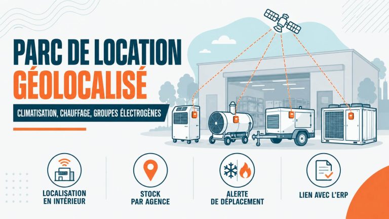Location de climatisation, chauffage mobile et groupes électrogènes : géolocaliser son parc